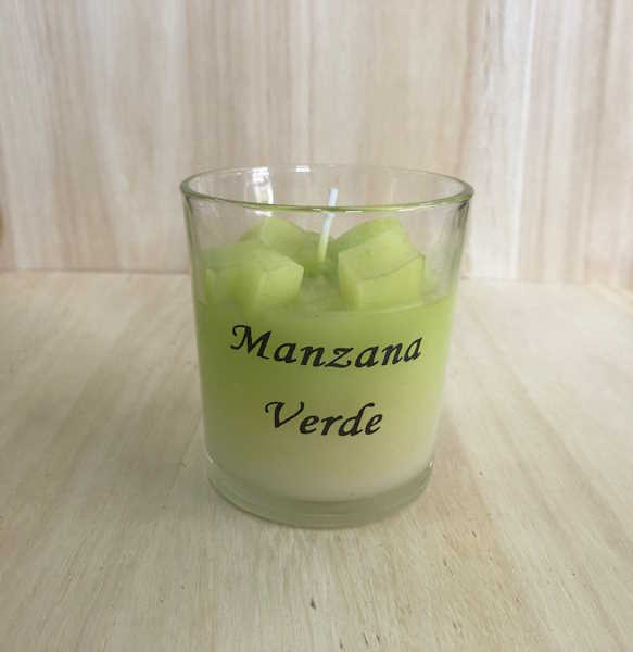 Vela vaso aroma Manzana Verde